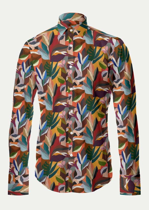 Bespoke muti color Abstract Shirt