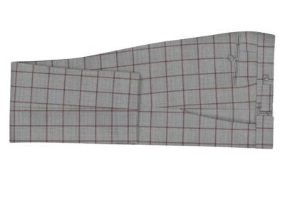 Grey Trouser with Brown Checks